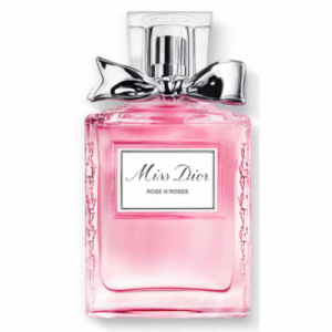 Miss Dior Rose N’Roses 50 ml flacon met strik en elegante roze kleur.