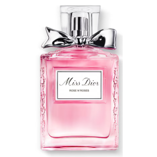 Miss Dior Rose N’Roses 50 ml flacon met strik en elegante roze kleur.