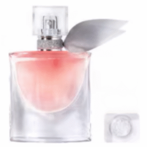 Voorzijde van de La Vie Est Belle 50 ml parfumfles met strikdetail.