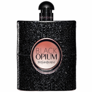 Fles Black Opium Eau de Parfum 50 ml, frontaal gefotografeerd.
